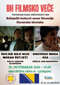 Svečana filmska projekcija u Ljubljani povodom Dana državnosti BiH